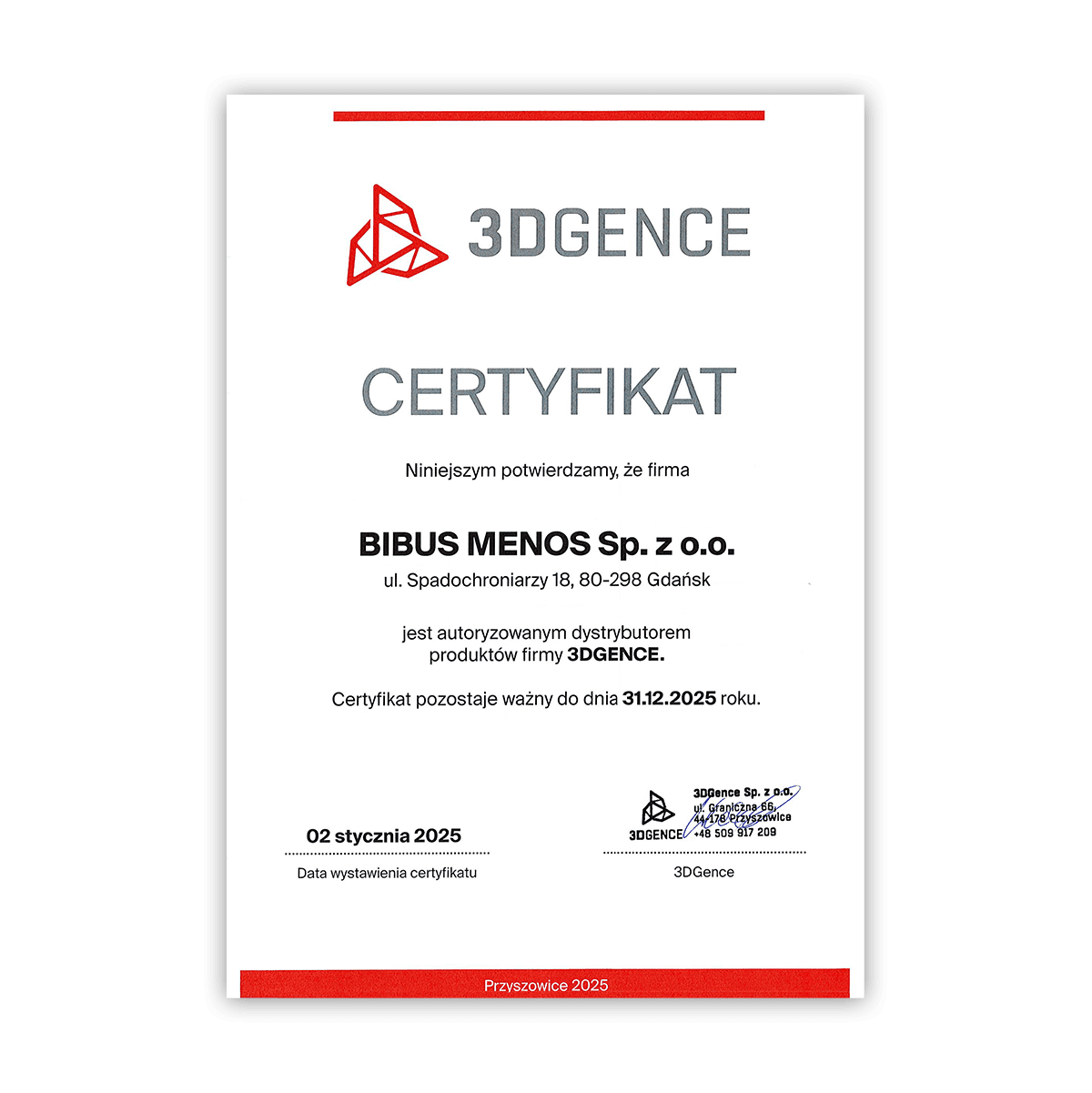 3dgence_certyfikat
