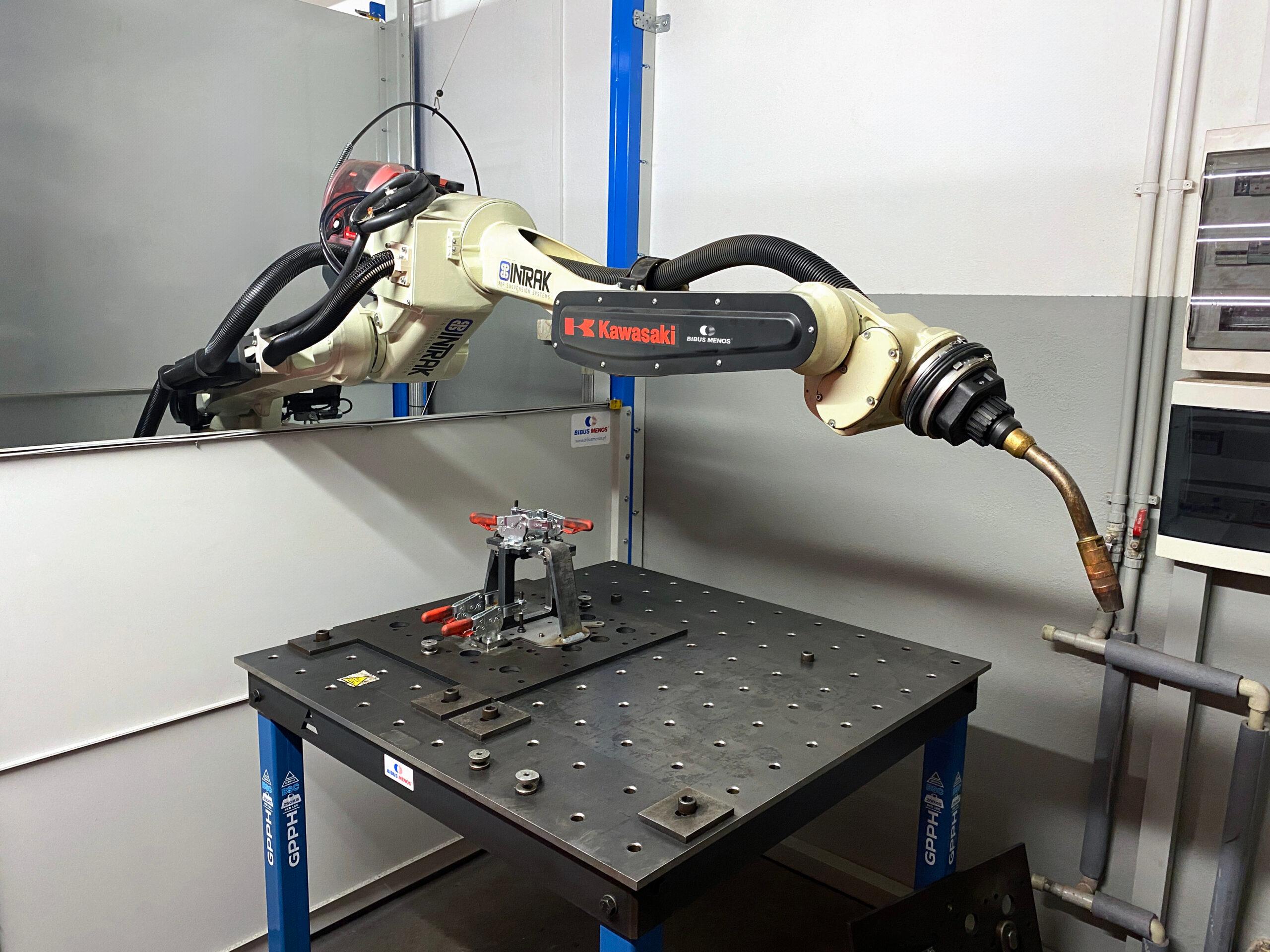 Zrobotyzowane stanowisko spawalnicze dla firmy INTRAK