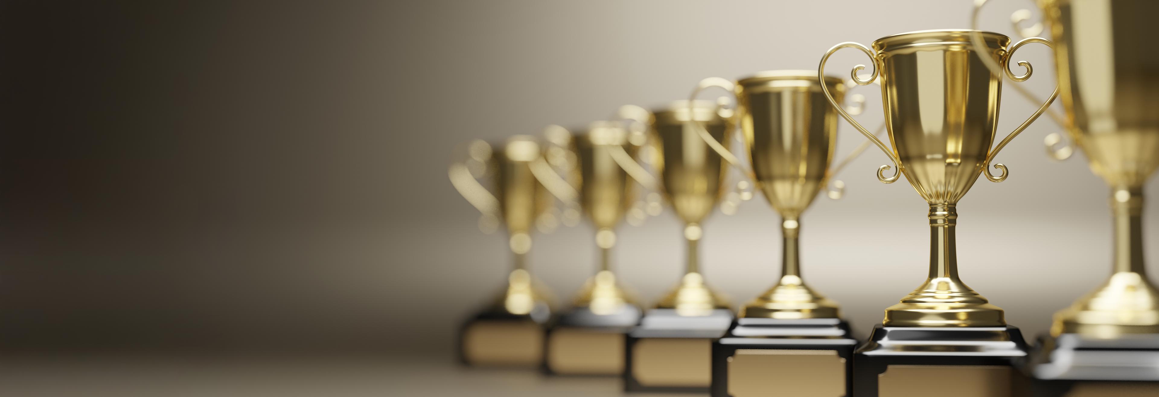 close-up-gold-trophy-award-3d-rendering