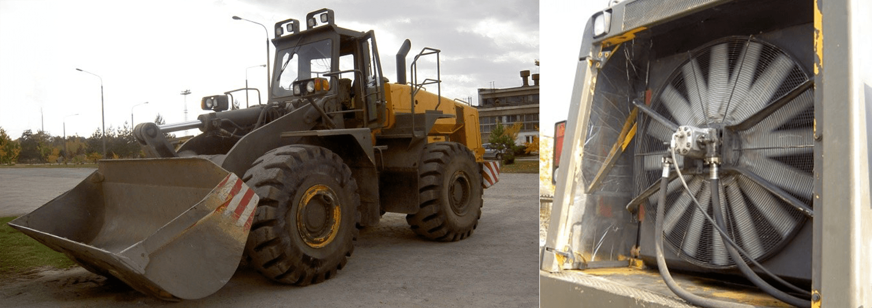 Optymalizacja pracy wentylatorów chłodnicy w ładowarce HSW dzięki napędom hydrostatycznym