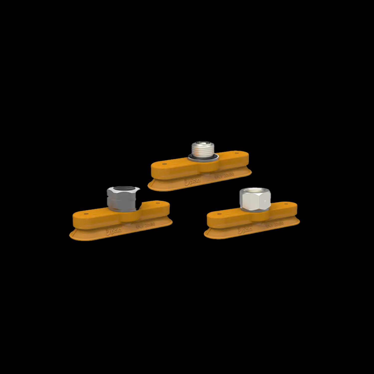 Seria przyssawek OCF, wklęsłe owalne przyssawki – DURAFLEX (20 x 80 – 40 x 110 mm)